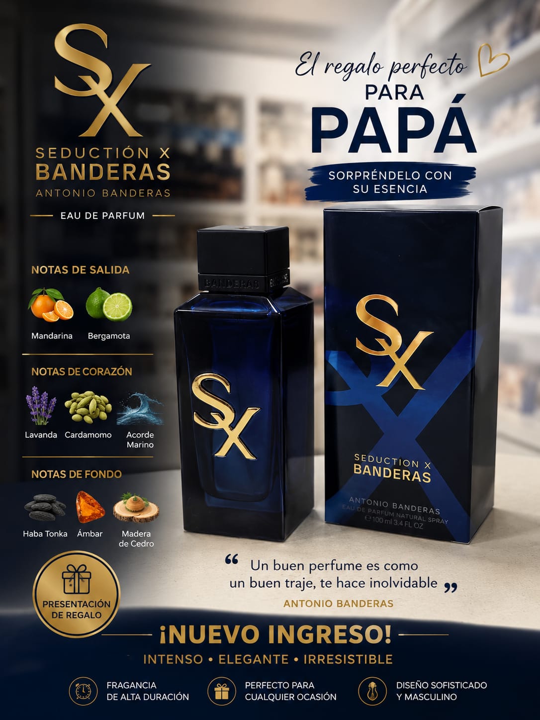 A BANDERAS SEDUCTION X MEN 100ML EDP